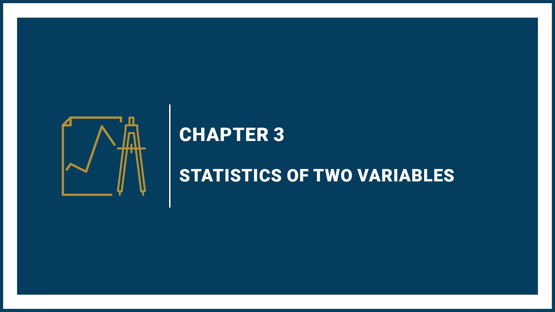 Statistics of Two Variables